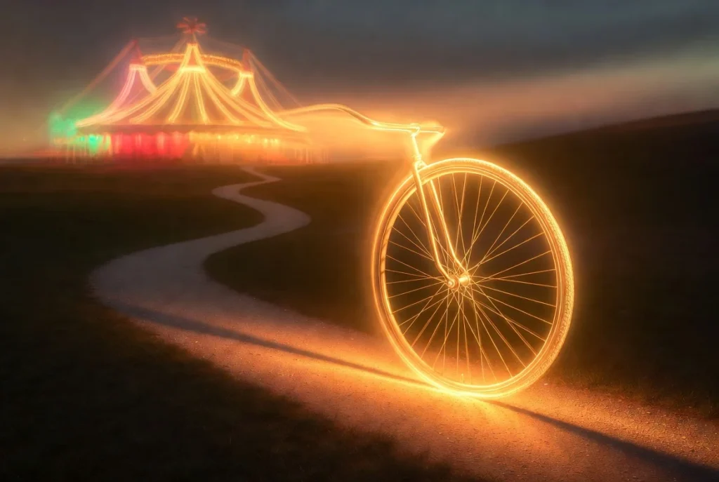Cykel och cirkus som drömbilder – C-symbolernas rörelse och spektakel
