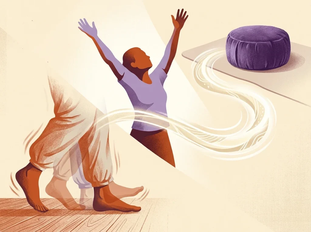 Makale içi illustration för osho meditationer