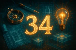 Numerologi 34 – Praktisk Visdom och Målmedveten Energi