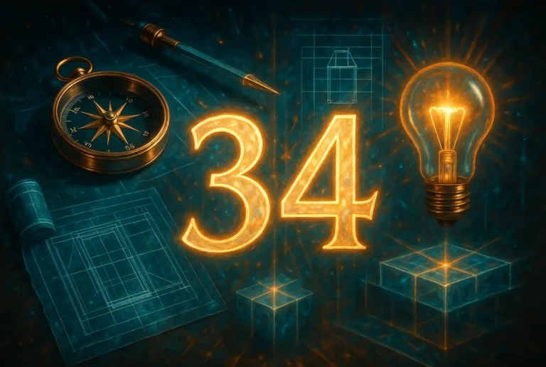 Numerologi 34 – Praktisk Visdom och Målmedveten Energi